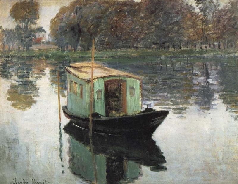 Claude Monet The Studio Boat china oil painting image